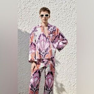 Zara Printed Linen Set